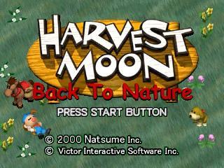 Screenshot Thumbnail 
/ Media File 4 for Harvest Moon - Back to Nature [U]