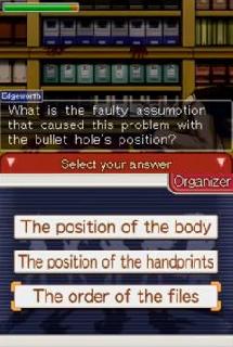Screenshot Thumbnail 
          / Media File 1 for Ace Attorney Investigations - Miles Edgeworth (U)