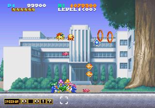 Screenshot Thumbnail 
          / Media File 3 for Jikkyou Oshaberi Parodius - The Real Condition (J)