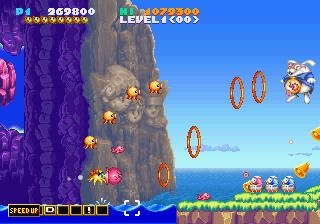 Screenshot Thumbnail 
          / Media File 4 for Jikkyou Oshaberi Parodius - The Real Condition (J)