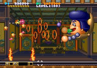 Screenshot Thumbnail 
          / Media File 5 for Jikkyou Oshaberi Parodius - The Real Condition (J)