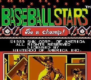 Screenshot Thumbnail 
          / Media File 5 for Baseball Stars (USA)
