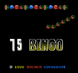 Screenshot Thumbnail 
          / Media File 2 for Bingo 75 (Asia) (Unl) (NES)