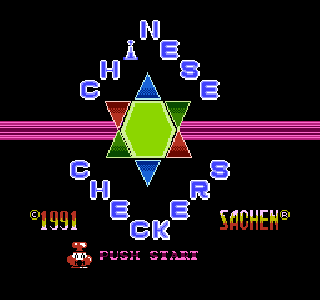 Screenshot Thumbnail 
          / Media File 1 for Chinese Checkers (Asia) (Unl) (Famicom)
