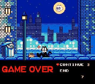 Screenshot Thumbnail 
          / Media File 3 for Felix the Cat (USA)