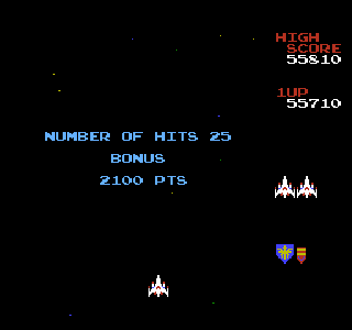 Screenshot Thumbnail 
          / Media File 3 for Galaga (Europe)