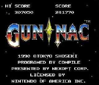 Screenshot Thumbnail 
          / Media File 5 for Gun Nac (USA)